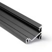 Úhlový profil se sklonem v úhlu 60° nebo 30° pro max. 14mm led pásky ve 2 metrových délkách. Černý elox. 