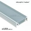 LED profil SURFACE10 BC/UX hliník elox. l 2+Difuzor "B" JEMNĚ MATNÝ l 2
Cena je za 20cm profilu s difuzorem.