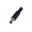 Konektor JACK 5.5/2.1mm - samec- pájecí kabelový