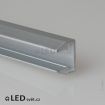 LED profil ALU Glass 8 al. anod. l 2