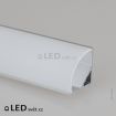 Rohový led profil CORNER16 pro led pásky max. šíře 10mm a do 15W/m výkonu.