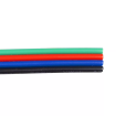 Kabel vhodný pro RGB pásky, 4x0,3mm2, Pořadí žil je + B R G.