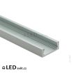 Univerzální hliníkový profil MIKRO pro led pásek, stříbrný elox. Max. délky 2m. 
