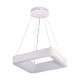 LED svítidlo ZULU 32W CCT hranaté bílé závěsné