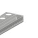 LED profil UNI-TILE12 180°/ C PLUS stříbrný elox. l 2