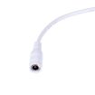 Kabel DC JACK 5.5/2.1 samice - drát 14 cm bílý