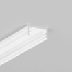 Cenově výhodný bílý alu profil BEGTON12 JC/S lakovaný pro led pásky do cca 12W/m. 
Max. délka profilu je 3m.
Šířka x výška : 14,4 x 6,6 mm Šířka pásku max. : 10 mm 