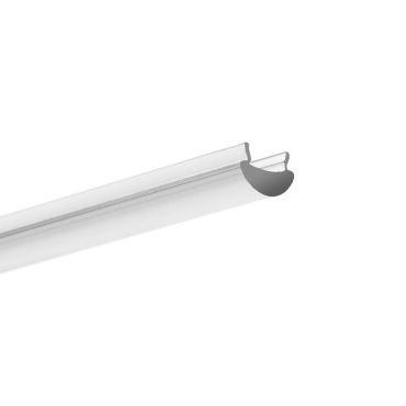 Difuzor KLUŚ LENSO-11R 10-90DEG pro LED hliníkové profily Délka: 2 metry, Provedení: Čirá
