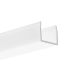 Difuzor KLUŚ G-22S pro LED hliníkové profily Délka: 2 metry, Provedení: Satén
