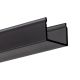 Difuzor KLUŚ G-22S pro LED hliníkové profily Délka: 3 metry, Provedení: Černá

