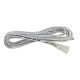 RGB-9 el.kabel 3x3A 4pin (samice/drát) 2 m 