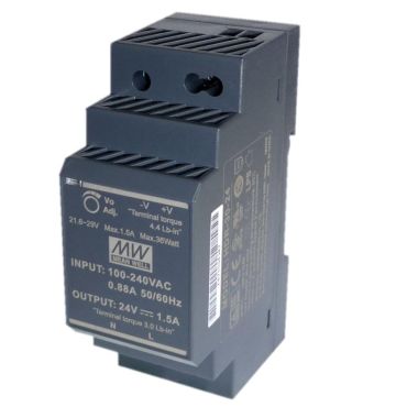 Zdroj Mean Well HDR-30-12 na DIN 24W 12V