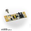 ETD5Y - Dotykový vypínač a stmívač pro LED pásky 12/24V do alu profilů - žlutá LED