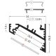 LED profil CORNER 27 MAXI 60°