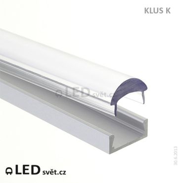 Profil KLUS MICRO-ALU ČERNÝ anod. l 2