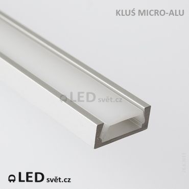 Profil KLUS MICRO-ALU ČERNÝ anod. l 2