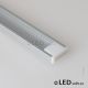 LED profil MIKRO-UP s koncovkou