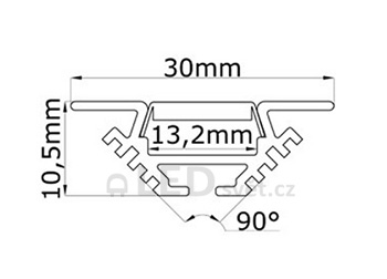 Led proofil KLUS PAC-ALU KLUS PAC-ALU